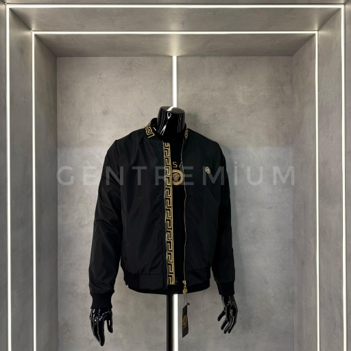 Versace Mevsimlik Siyah Ceket